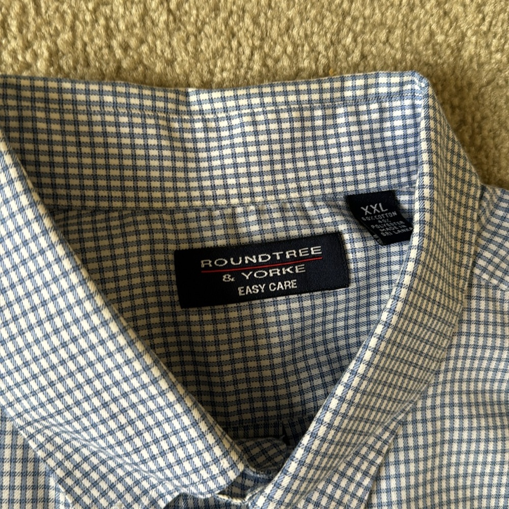Roundtree & Yorke Short Sleeve Button Down Shirt - Picture 4 of 5